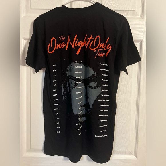 Hunxoho The One Night Only Tour 2024 Black Short Sleeve NWOT Size Medium Tshirt - Picture 2 of 15